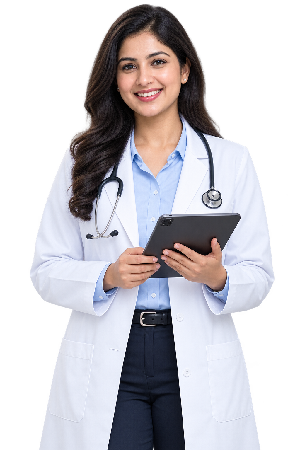 Doctor issuing a caretaker medical certificate online