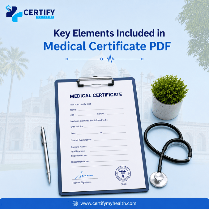 Key Elements Included in a Medical Certificate PDF