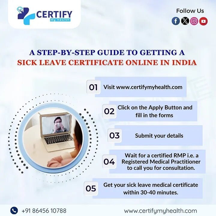 Get Your medical certificate for Sick leave in Delhi with easy steps